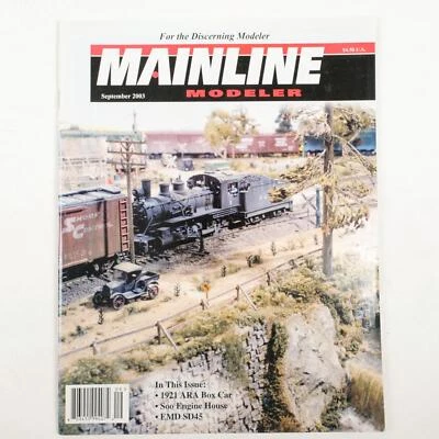 Mainline Modeler Magazine September 2003 Issue Model Railroading 1921 ARA Boxcar - Image 1 of 4