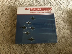 USAF Thunderbirds Jigsaw Puzzle 550 Pc 1991 Vintage Factory Sealed Unused Read - Picture 1 of 12