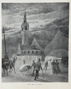 1895 RARE BOOK PICTURESQUE WORCESTER CITY & ENVIRONMENTS ELDRIDGE KINGSLEY - Picture 1 of 9