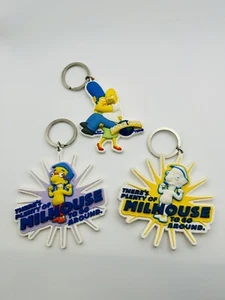 Menge 3 Simpsons Millhouse Universal Studios Themenpark Schlüsselanhänger - Bild 1 von 5