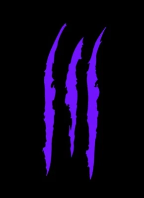 20x8" CLAW GRAPHIC Se Adapta a Dodge Challenger Charger RT SRT Calcomanía Faro Arañazo Foto 1 de 4