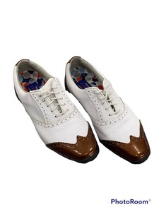 Foot Joy Lo Pro Collection Womens Golf Shoes White 97014 Wingtip Lace Up Size 6M