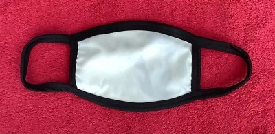 Kids Size Reusable Sublimation Blank Face Masks Size Small w/ Pocket Lot Of 83 - Image 1 of 4