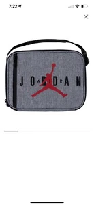 Nike Air Jordan Big Boys Lunch Box Gray NWT - Picture 1 of 6