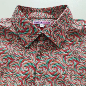 COTON DOUX MAN'S SHIRT - Size XL - LOVELY QUALITY - RETRO DESIGN - Picture 1 of 13
