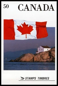 Canada Stamps -Booklet of 4 in Cover -Booklets Issues: Flags #1190a (BK123) MNH - Picture 1 of 2