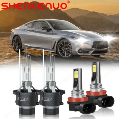 Faro antiniebla LED D2S+H11 HID alto/bajo+ 70W para Infiniti Q60 2014-2019 Foto 1 de 4
