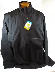 Columbia Miram River Men's Black Reversible Hybrid Jacket Size XL - Picture 1 of 9