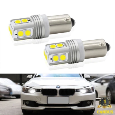 CanBus BAX9S H6W LED Bulbs For BMW F20 F30 F31 F34 LED Sidelights Parking Light - Image 1 of 4