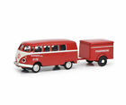 VW T1 Bus with Trailer Fire Department, Schuco 452661800, 1:87