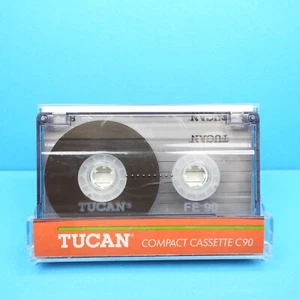 🦩 1x TUCAN FE C90 * IEC I tipo 1 * cassetta a nastro cassetta casete кассета * v3 - Foto 1 di 3