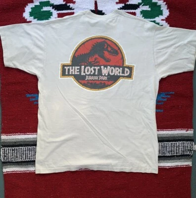 Vtg Jurassic Park Lost World Mercedes Benz M-Class Men’s XL T-Shirt - Image 1 of 4