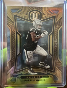 DARREN WALLER 2022 PANINI GOLD STANDARD PLATINUM 75/75 RAIDERS