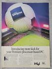 1996 Magazine Advertisement Page Intel Pentium Overdrive Processor PC Print Ad