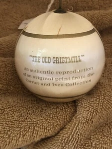 The Old Gristmill Ornament Christmas Satin Ornament Grist Mill - Picture 1 of 6