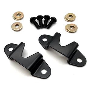 Fits Jeep CJ Wrangler YJ 76-95 Rear Seat Side Brackets & Bolts Fold and Tumble - Picture 1 of 2