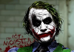 The Joker Dark Knight Batman Art Print Photo Picture Poster A3 A4 - Picture 1 of 1