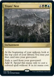 Titans' Nest FOIL Ikoria: Lair of Behemoths NM Rare CARD - Picture 1 of 1