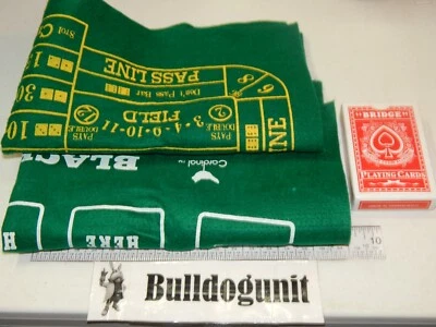 Casino Games Cardinal Replacement Game Mats & Cards Only   - Image 1 of 4