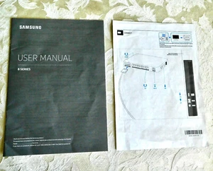 Samsung 8 Series LED TV 2017 HDTV User's Manual BN68-08433E-03 with CONNECT ONE - Picture 1 of 2