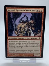 Kazuul, Tyrant of the Cliffs - Worldwake - mtg - NM Commander Ogre Warrior