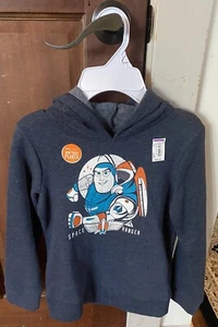 NEW • Jumping Beans Disney Toy Story Buzz Lightyear Boy's Fleece Hoodie Sz 7 - Picture 1 of 4