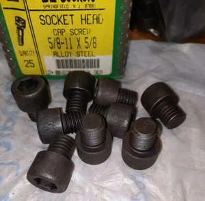 5/-11×5/8" Socket Head Cap Screws Alloy (qty 25) - Picture 1 of 3