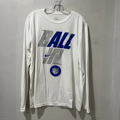 Nike Dri Fit St Louis Billikens Nike Ball In T Shirt Size XL White Long Sleeve - Image 1 of 4