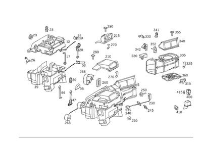 Evaporador original Mercedes-Benz 202-830-07-58 Foto 1 de 2