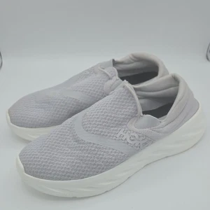 HOKA Ora Recovery Shoe 2 Lunar Rock/White Men's Size 11.5 Sneakers Slip-On - Picture 1 of 9