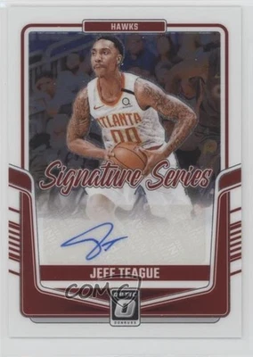 Serie Signature óptica Panini Donruss 2024-25 Jeff Teague #SS-TEA automático Foto 1 de 2
