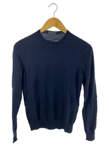 PRADA Knit & Sweater (Thin) 44 Wool NVY Plain DNA641 S152 1kj9 Used - Picture 1 of 7