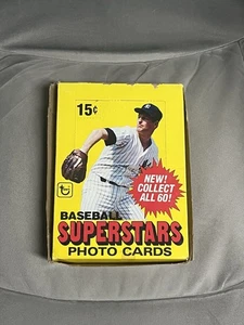 1980 Topps Superstar Photo Cards Complete Set w/ Original Box!! Ryan and Rose! - Picture 1 of 3
