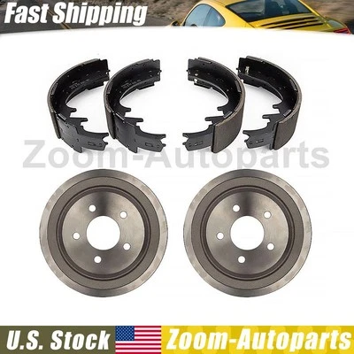 Tambores de freno traseros + zapatas de freno para 2001 - 2006 2007 2008 2009 2010 Mazda B2300 Foto 1 de 4