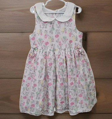 Vestido Cupcakes Y Cachemira Conejito de Pascua Niñas Talla 8  Foto 1 de 4