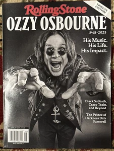 ROLLING STONE MAGAZINE OZZY OSBOURNE 1948-2025 TRIBUTE EDITION - Picture 1 of 1