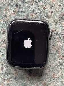 Apple Watch Series 6 GPS, 44mm Space Grey Aluminium Case with Black Sport Band - Picture 1 of 7