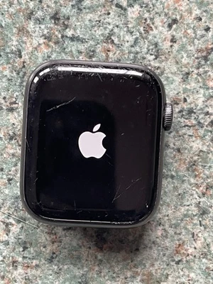 Apple Watch Series 6 GPS, 44mm Space Grey Aluminium Case with Black Sport Band - Image 1 of 4