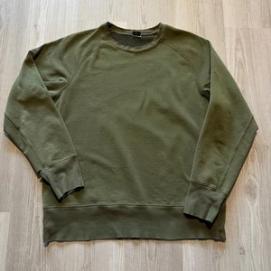 Men's Vintage Patagonia Dark Forest Green Crewneck Pullover Sweatshirt Sz Large - Picture 1 of 7