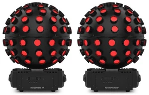 (2) Chauvet DJ Rotosphere HP RGBW + CMYO LED DMX Rotating Mirror Ball Simulators - Picture 1 of 10