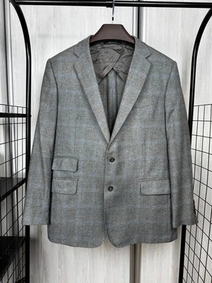 Abrigo deportivo blazer sin forro gris cachemir lana Chester Barrie Foto 1 de 4