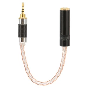 2.5mm Male To 3.5mm Female Adapter Adapter Cable 15cm/5.9in Headphone E FY - Afbeelding 1 van 22
