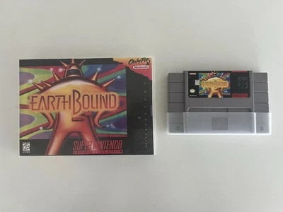 Earthbound Super Nintendo SNES Authentic - W/ Plastic Protective Case - Image 1 of 4