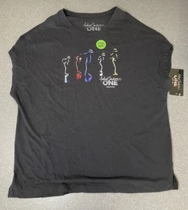 Michael Jackson Cirque du Soleil ONE Womens XL shirt glow-in-the-dark - Picture 1 of 10
