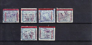 PANAMA 1903 OVERPRINTS "A.R. COLON" 6 STAMPS INCLUD. INVERTED OPTS - Picture 1 of 1
