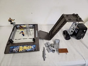WWE Rumblers Transforming Rumble Rig Vehicle Arena Wrestling Playset MATTEL 2010 - Picture 1 of 14