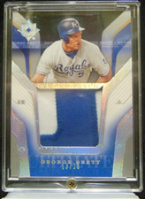 2004 Upper Deck George Brett Game Used Ultimate Super Patch SP GB,  #13 of 20