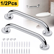 2Pcs Stainless Steel Grab Bar Bathroom Safety Handicap Shower Tub Handle Support