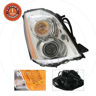HID Xenon Projector Headlamp Passenger RH Side Fit For Cadillac DTS 2006-2011 - Image 1 of 4