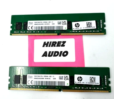 Nueva memoria auténtica HP OEM SK Hynix 32 GB (2x 16 GB) 3200AA DDR4 Foto 1 de 2